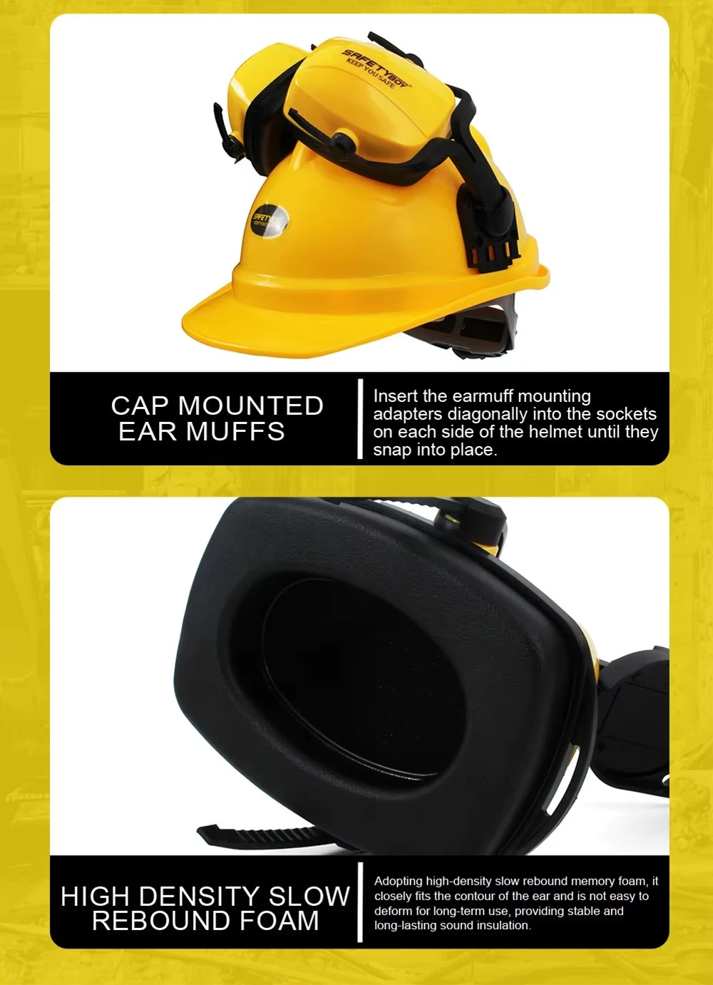 safety helmet with earmuff 8 safety helmet with earmuff 8