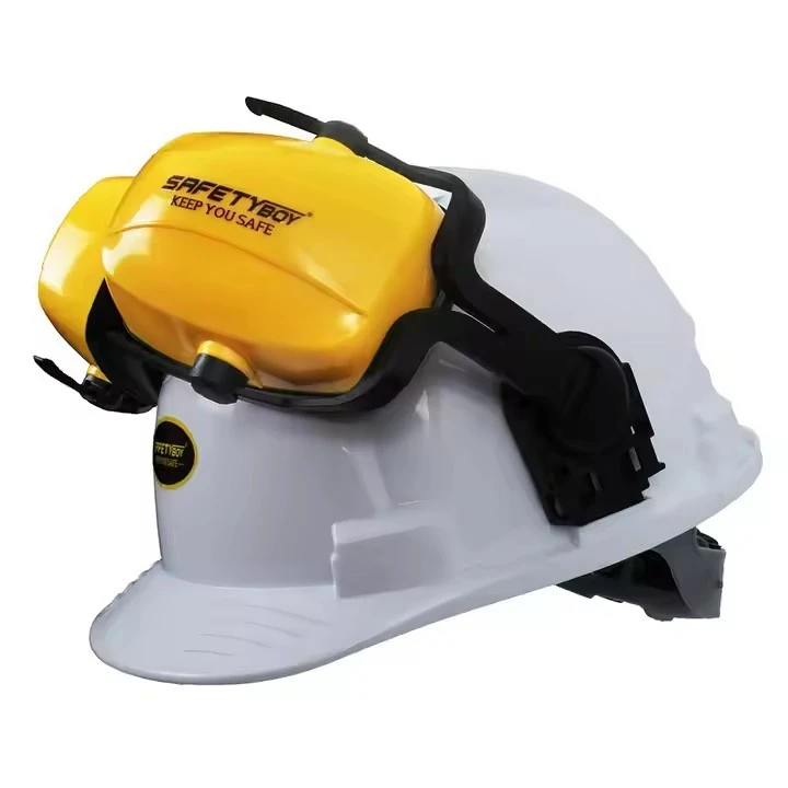 Safety Helmet With Earmuff